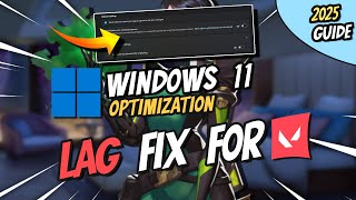 Full Best Windows 11 Optimization Guide for VALORANT ! (2025) Update