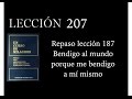 Lección 207 Un Curso de Milagros