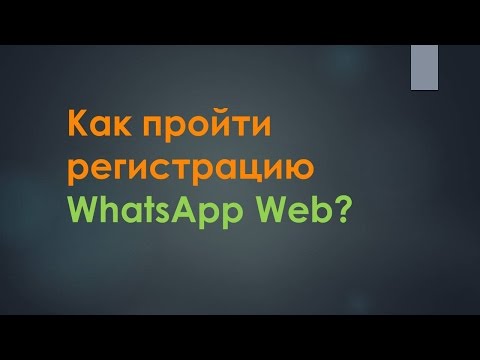 WhatsApp Web - как пройти регистрацию и как им пользоваться?