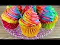 How to Make easy Rainbow Swirl Funfetti Cupcakes | From Scratch Recipe | CarlyToffle