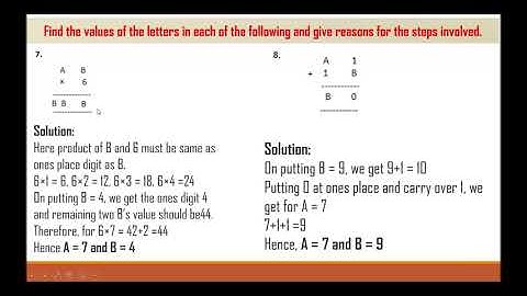 NCERT Solution for Class 8 Maths Chapter 16 Playing with Numbers Exercise 16.1