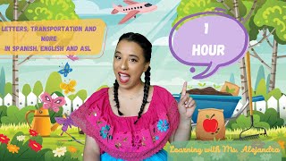 Learn letters, numbers, colors and more in Spanish, English, and ASL| Celebrating 1year anniversary