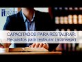 CAPACITADOS PARA RESTAURAR: Preparados para restaurar (aconsejar)