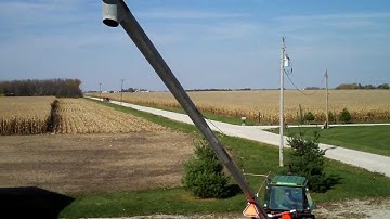 Setting up the grain Auger