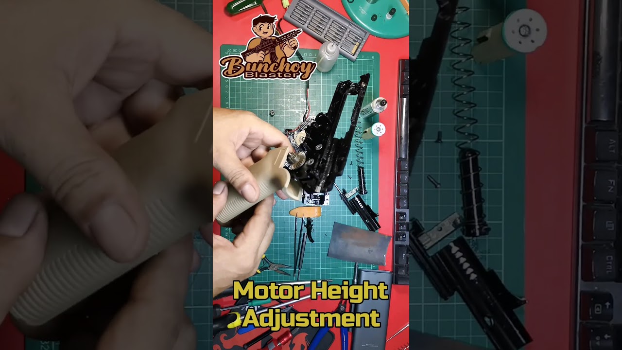 Motor Height Adjustment of V2 Gearbox 