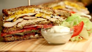 Ultimate Club Sandwich | BLT Sandwich Recipe | The Bombay Chef - Varun Inamdar