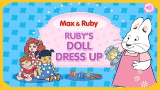Max & Ruby: Ruby's Doll Dress Up Gameplay (Browser Game)