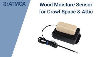 Wood Moisture Sensor for Crawl Spaces and Attics with ATMOX Controllers - Ask for ATMOX