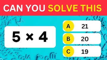 Are You Smarter Than a 5th Grader Try This Math Quiz!