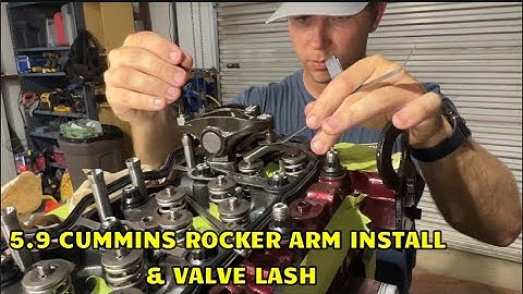 How to PROPERLY install ROCKER ARMS and set VALVE LASH on your 98.5-02 2nd Gen 5.9 Cummins!!