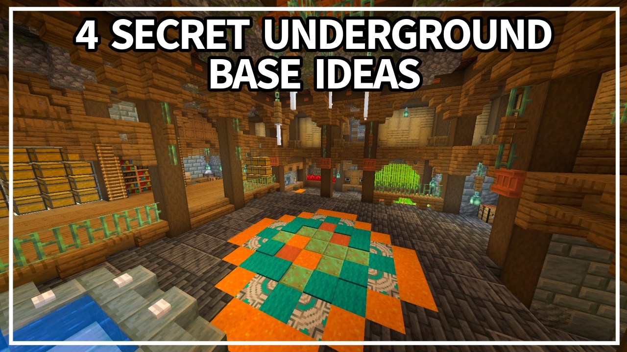 4 Secret Underground Base Ideas for Survival Minecraft - YouTube