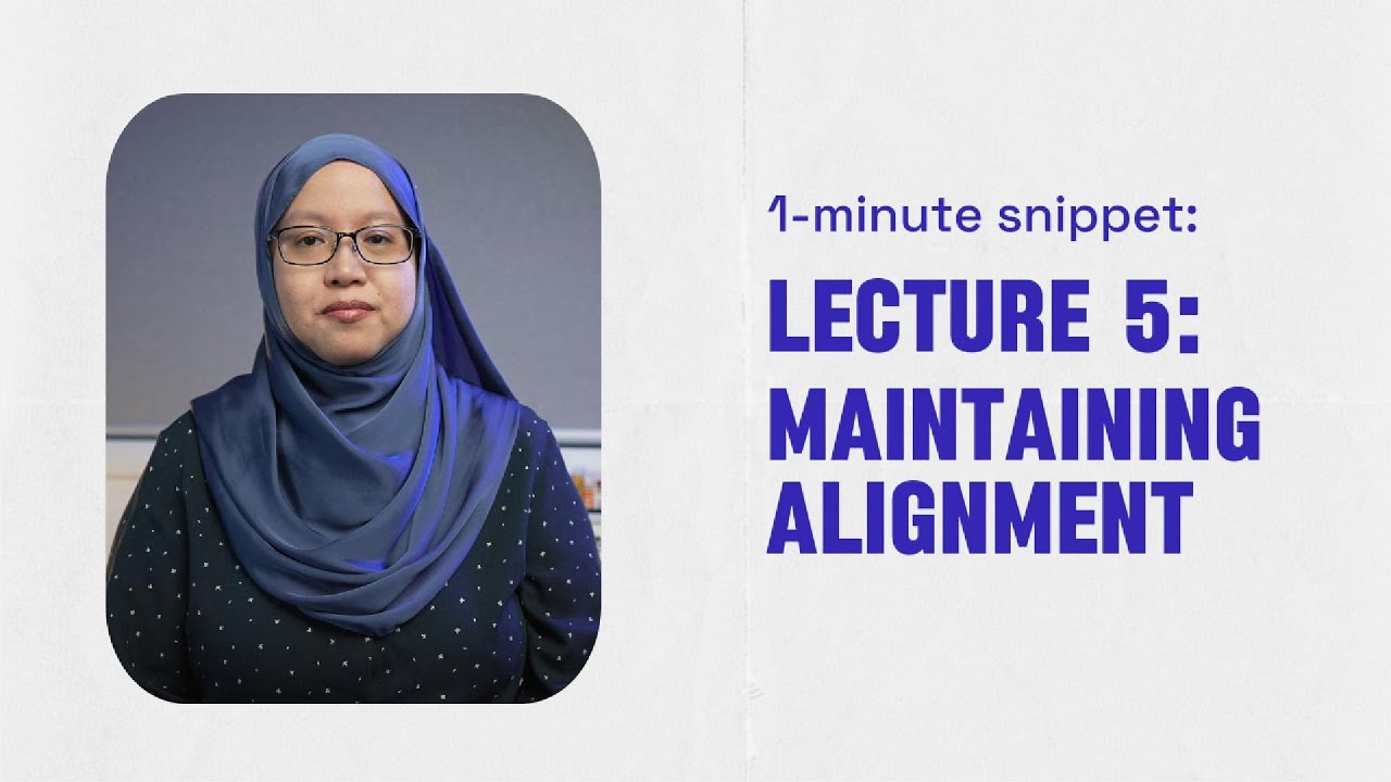 Maintaining Alignment in Projects | 1-Min Snippet