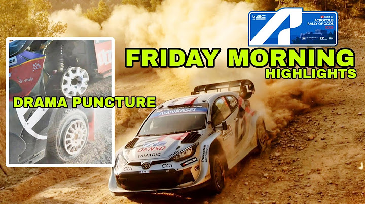 BIG DRAMA | FRIDAY MORNING HIGHLIGHTS WRC EKO ACROPOLIS RALLY GREECE 2025