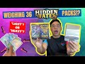 Weighing Pokemon Hidden Fates packs! Light or Heavy better?