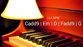 Piano Loop 114 BPM [Cadd9 Em D Fadd9 G]