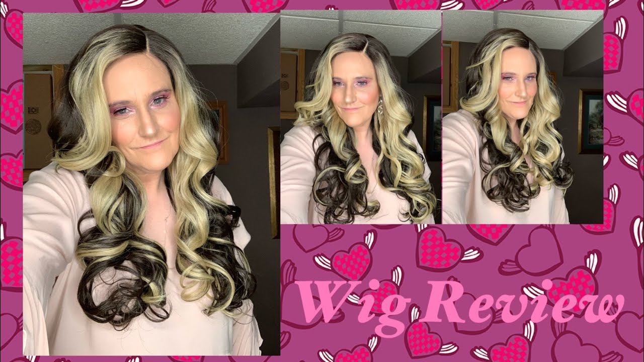 SENSATIONNEL SHEAR MUSE KANESHA WIG REVIEW|Synthetic|MONEY PIECE CARAMEL|wigtypes.com|COOL COLORING!