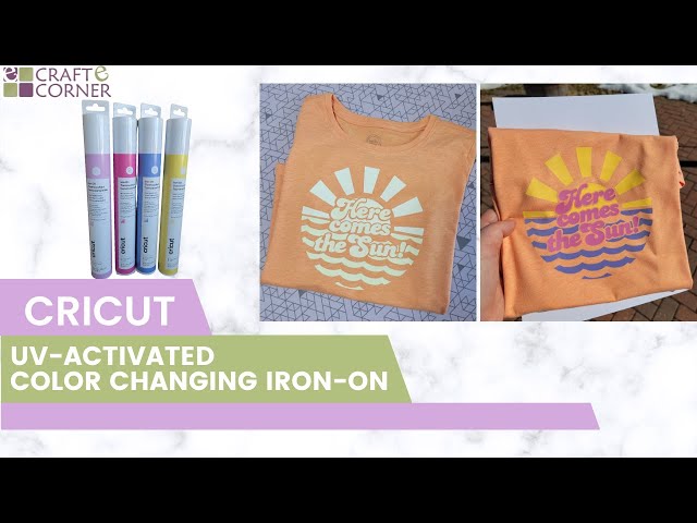 Iron On UV Clear Color Changing Heat Transfer Vinyl Folie