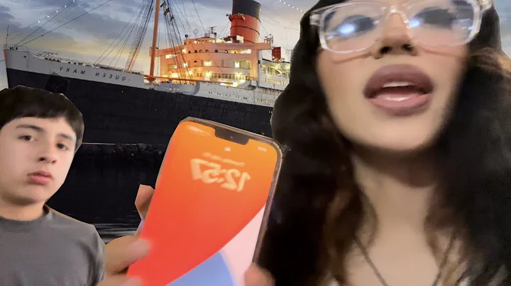 WE STAYED OVERNIGHT AT THE HAUNTED QUEEN MARY SHIP!!😱