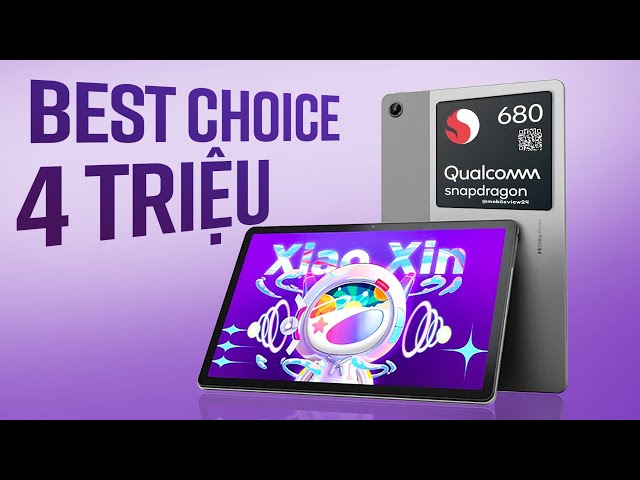 Tablet dưới 4 triệu TỐT NHẤT: Lenovo XiaoXin Pad 2022