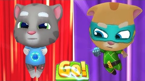 Talking Tom Hero Dash - Super Bosses Outfits Battles Vs Heroes Unveils New Diamond Avatars Universe 