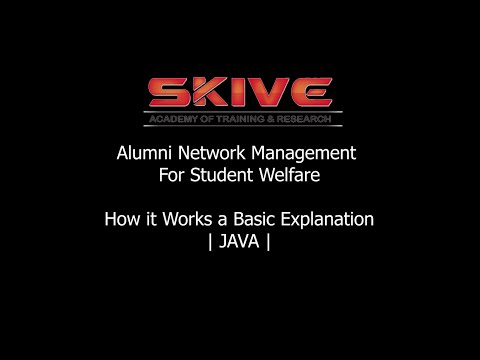 Alumni Network Management For Student Welfare | JAVA |