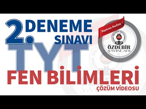 ARALIK 2023 - TYT 2. DENEME SINAVI FEN BİLİMLERİ ÇÖZÜM VİDEOLARI