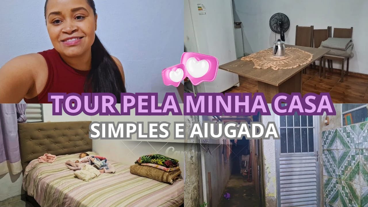 TOUR PELA CASA 🥰🏡 PRIMEIRO VIDEO DO CANAL