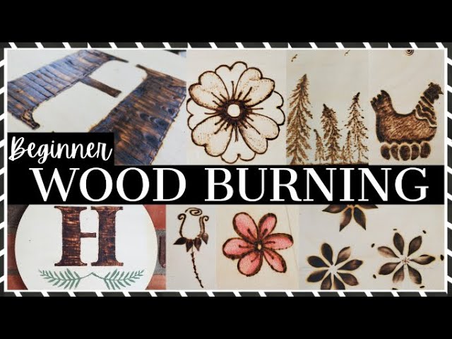 ⭐ WOOD BURNING - Easy, Fun DIY gifts, decor projects & ideas to try -  Beginner Walmart Kit 