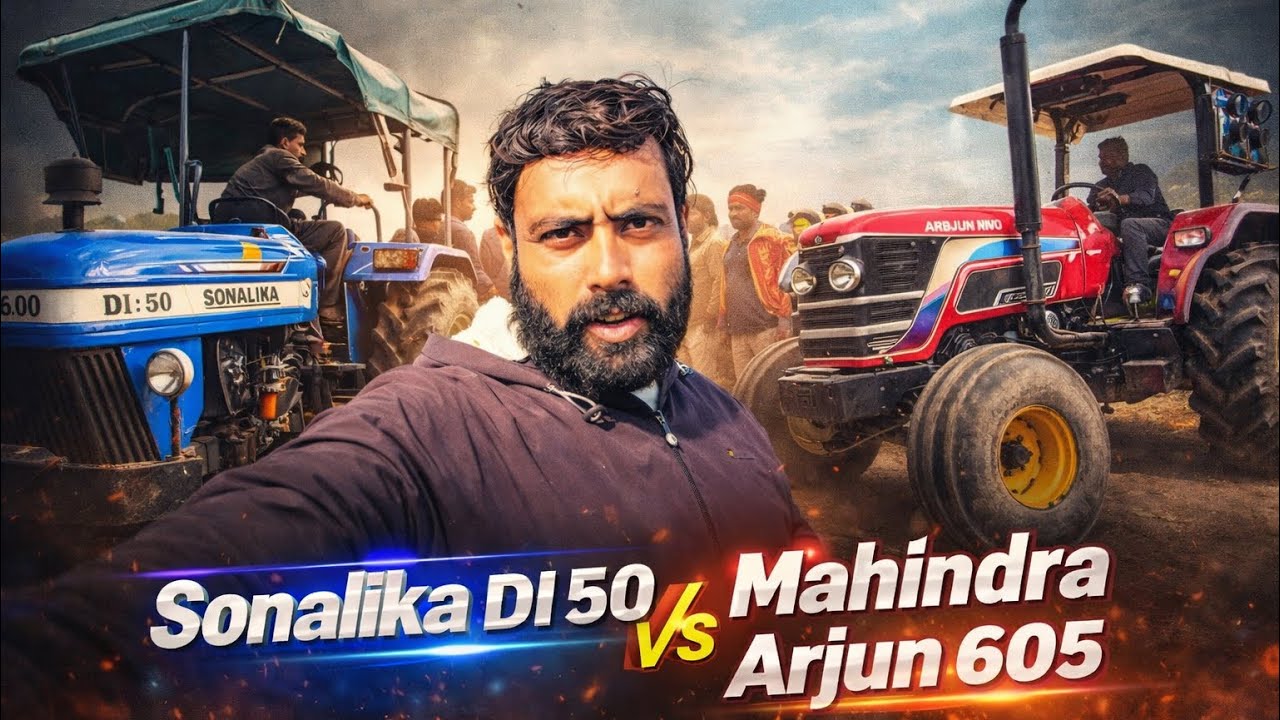Sonalika di 50 v/s Mahindra Arjun Nova 605 Tochan Muqabla 💪 // Raghav Brothers Vlogs //  