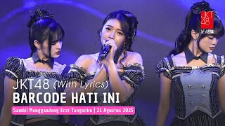 Download Lagu JKT48 - Barcode Hati Ini (Kono Mune no Barcode) (Cynthia, Fiony, Gracia) | TwT 21 Agustus 2025 MP3 Download Lagu JKT48 - Barcode Hati Ini (Kono Mune no Barcode) (Cynthia, Fiony, Gracia) | TwT 21 Agustus 2025 MP3
