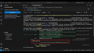 [Python LaTeX] Edit python file with IDLE - VSCODE - Test video manim and pyqt6.
