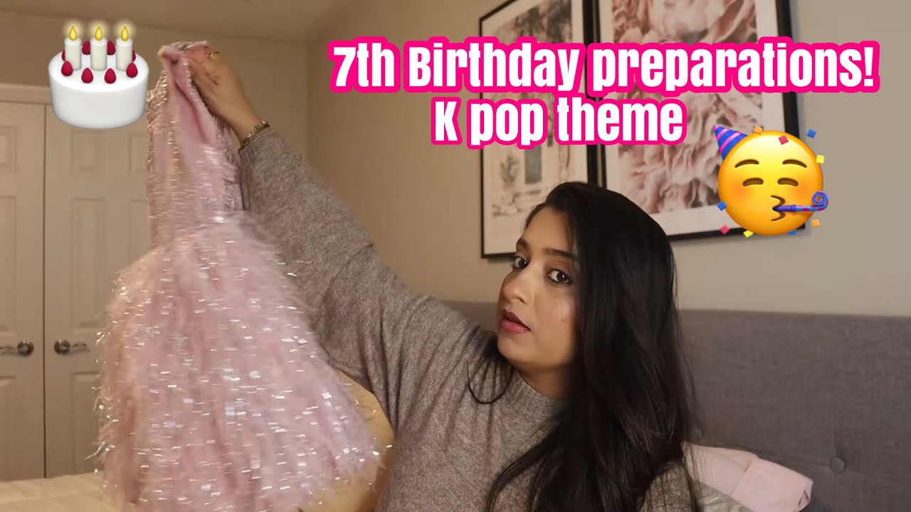 Preparing My Daughter’s 7th Birthday 🎉 | K-Pop Theme + SHEIN Haul!