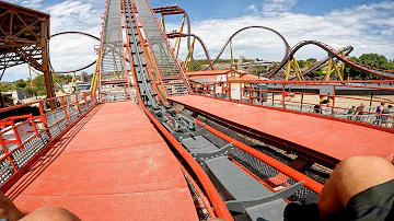 DR. DIABOLICAL’S CLIFFHANGER POV Six Flags Fiesta Texas [5K HIGHEST QUALITY]