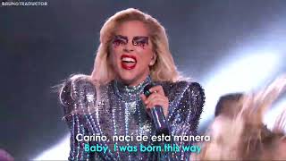 Lady Gaga - Pepsi Zero Sugar Super Bowl LI Halftime Show \/\/ Lyrics + Español