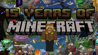 15 Years Of Minecraft Updates in 50 Seconds