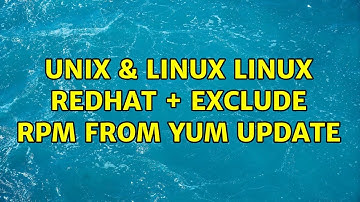 Unix & Linux: linux redhat + exclude RPM from yum update