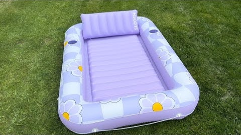 SLOOSH Inflatable Tanning Pool Lounger Float #amazonfinds #pool