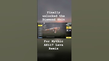 💎 Unlocked Diamond Skin on Mythic AK117 Lava Remix in CODM! 🔥 Shining with every kill! #codm #ak117
