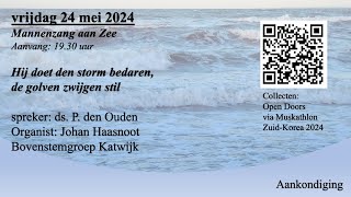 24/05/2024 19.30u Mannenzang aan Zee