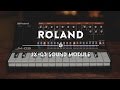 Roland jx03 jx3p sound module  reverb demo