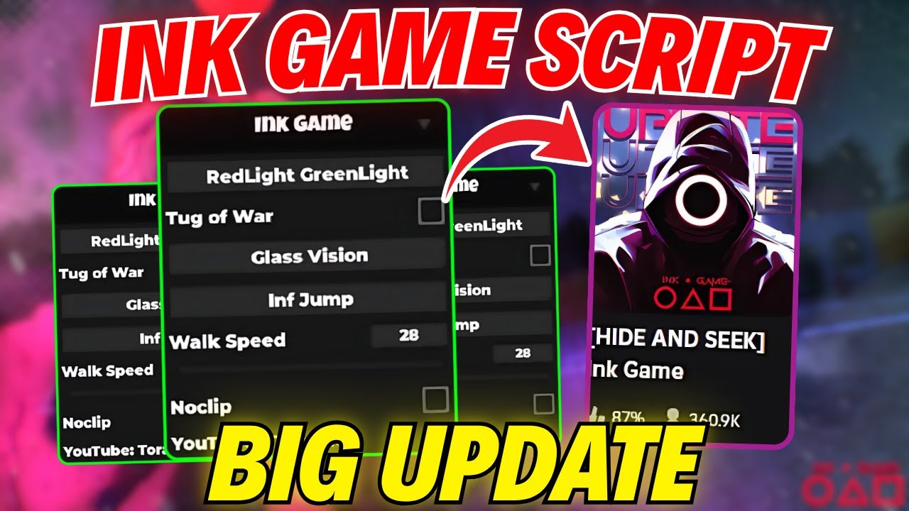 🕹️ Ultimate Ink Game Script - Glass Vision, Auto Farm, Teleport Hack ...
