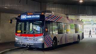 WMATA MetroBus 2022 New Flyer XD40 #4601 D80 (America 250 Bus)