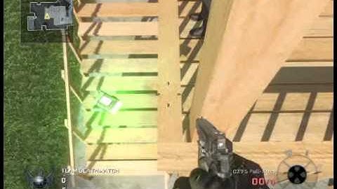 Blackops Nuketown floating tactical insertion glitch