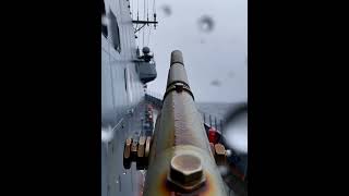 Unbelievably Real! Naval Air Defense Gun Firing in a Storm” #antishipmissile #militarypower