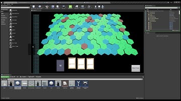hex game - preview card placement with trace from UI to world in UE4