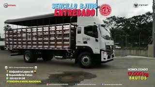Camion Foton Force Bj1186 Mod 2022 Peso Bruto 17 T0n