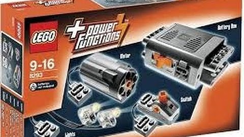 Lego power functions set 8293 unboxing
