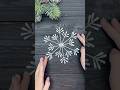 EASY Snowflake DIY ❄️ Winter decoration idea