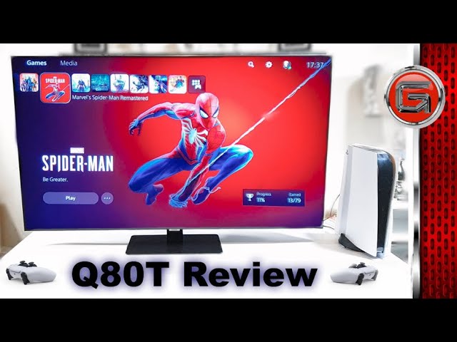 SAMSUNG 4K Q80T QLED TV Unboxing & Review Testing The PS5 - YouTube