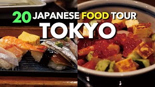 BEST 20  ULTIMATE JAPANESE FOOD TOUR IN TOKYO: Japan Travel Guide 2024